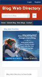 Mobile Screenshot of blogwebdirectory.com